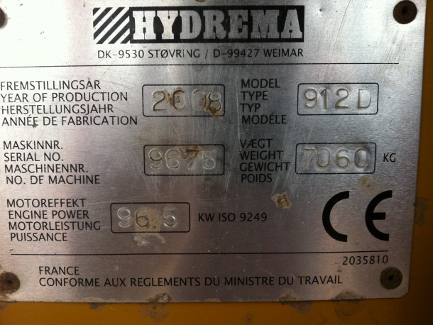 Hydrema 912d