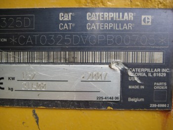 CATERPILLAR 325DL Used Excavator