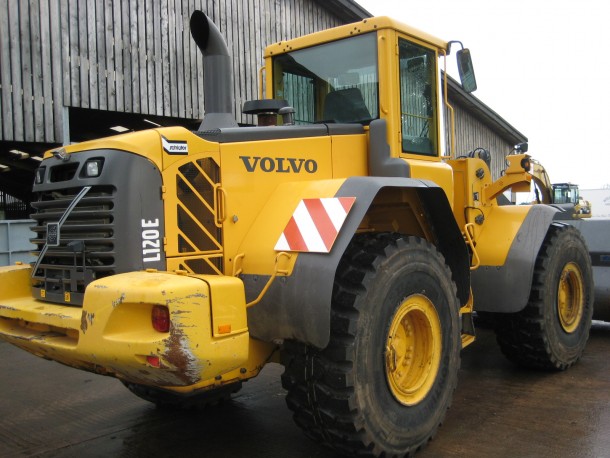 VOLVO L120e used volvo wheel loader